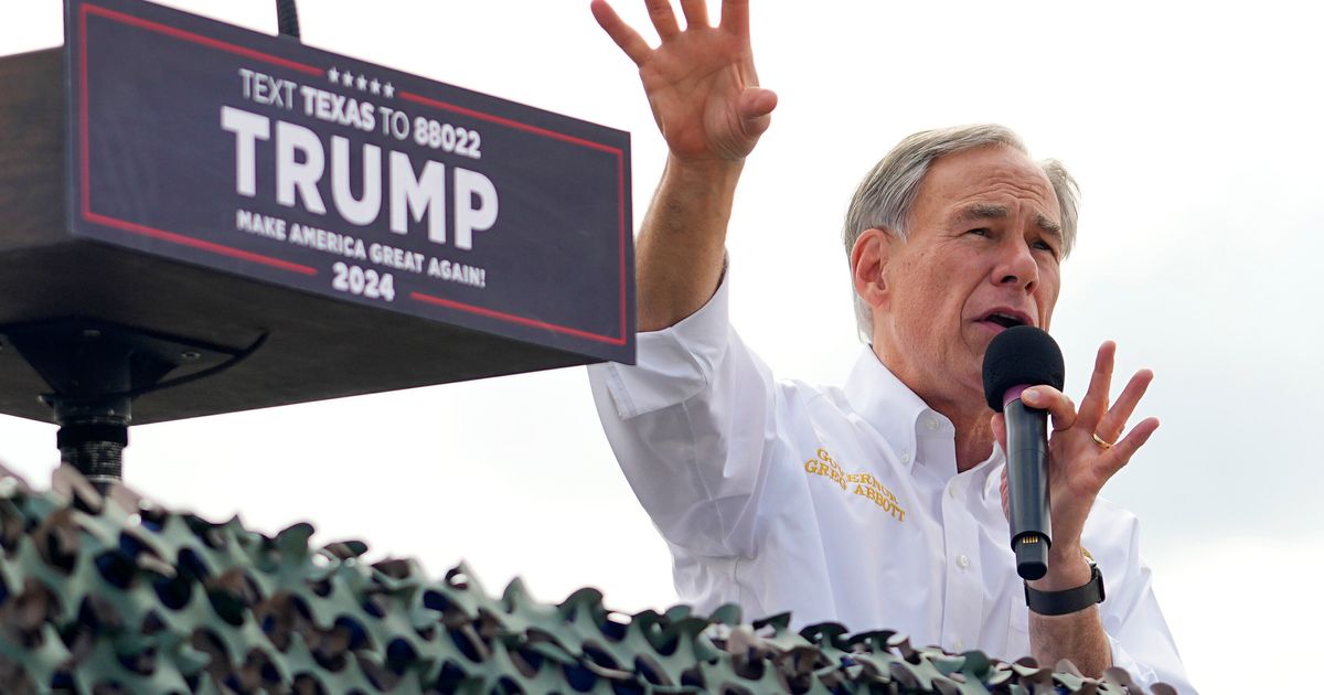 Trump Endorsed By Greg Abbott During A Border Town Visit