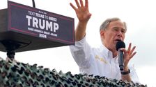 Trump Endorsed By Greg Abbott During Border Town Visit