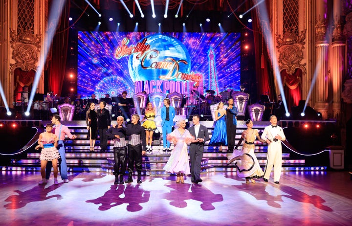 The cast of Strictly Come Dancing 2023 in Blackpool