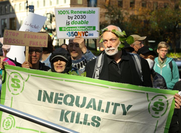 Eco-protesters in New York