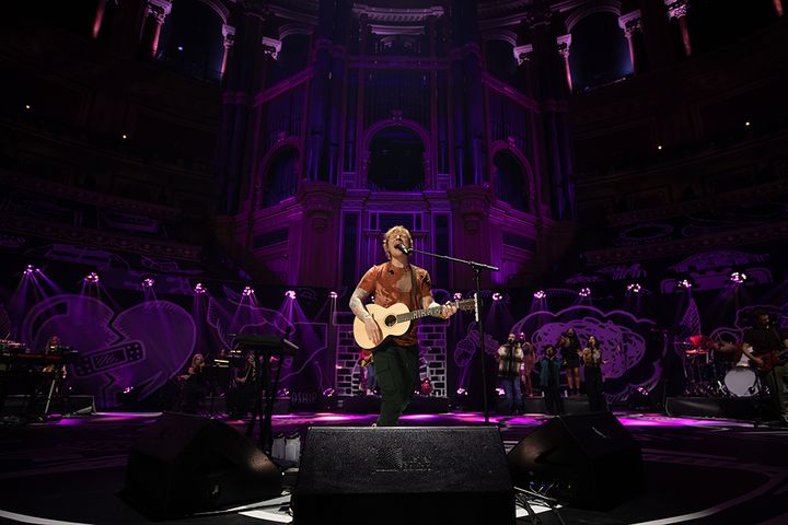 Ed Sheeran performs at the Royal Albert Hall, 19 November 2023