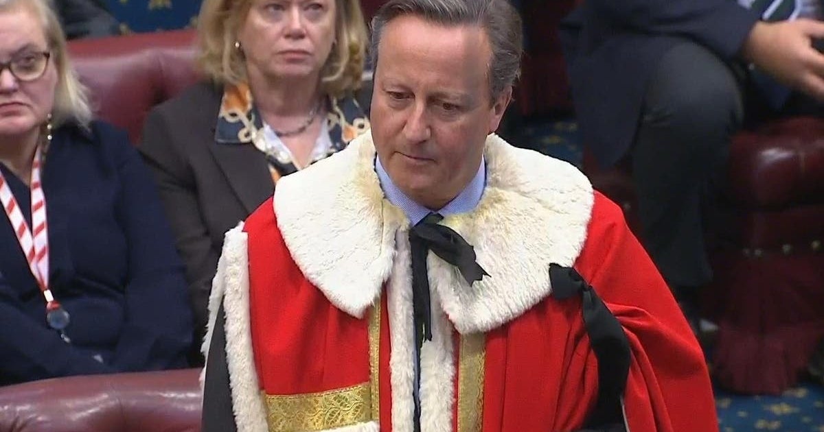 David Cameron Takes His Seat In The House Of Lords | HuffPost UK Politics - Vimarsana News