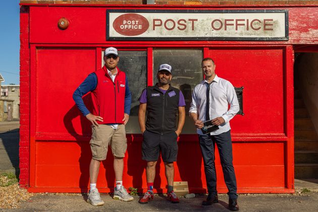 The hosts of Top Gear on set last year