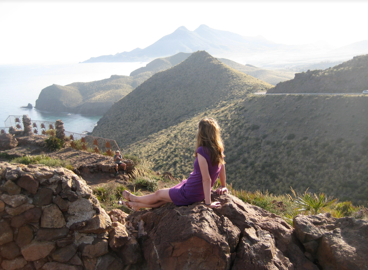 The author in Parque Natural Cabo de Gata.