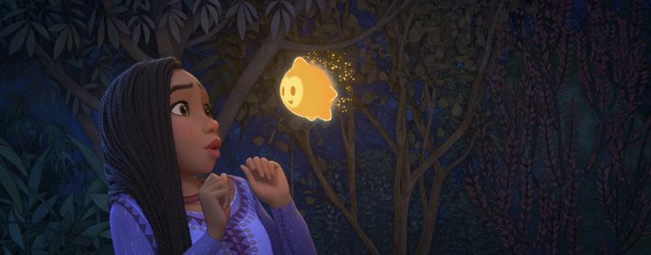 Asha meets Star in Disney's latest movie Wish
