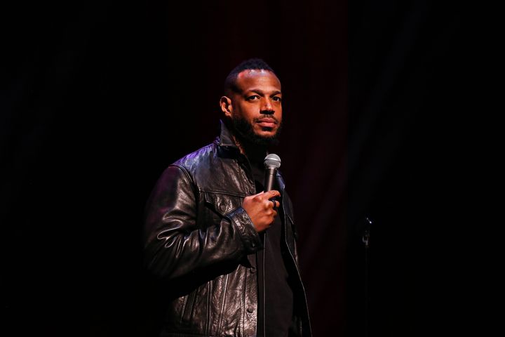 Marlon Wayans performs at The Apollo Theater in New York City. 