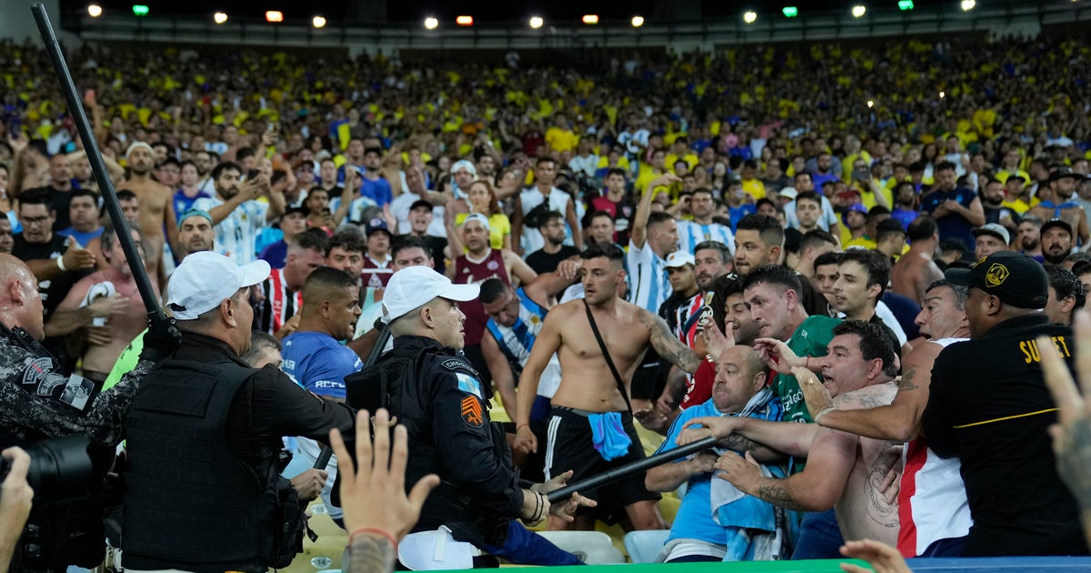 Brawling Fans In Stands Delay Start Of Argentina-Brazil World Cup ...