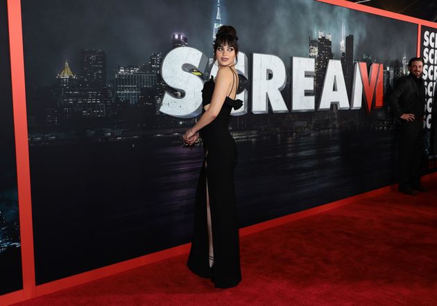 Melissa Barrera attends the New York premiere of Scream VI in March.