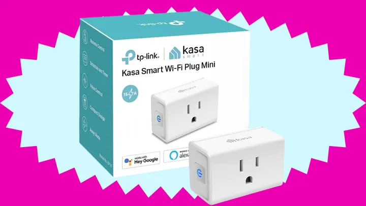 TP-Link Kasa Outdoor Wi-Fi Smart Plug - 2 Outlets - Black