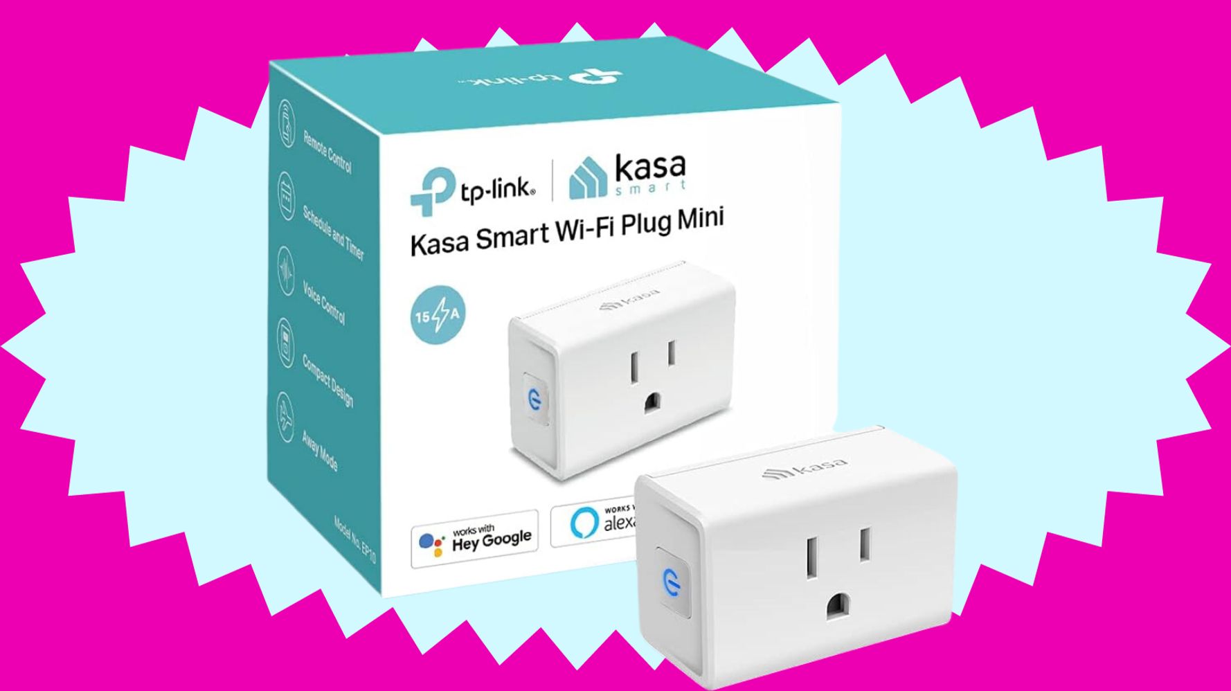 Kasa Smart Ultra Mini 15A Plugs (2 Pack) - SproutHouse Supply