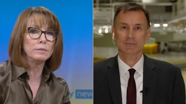 Kay Burley and Jeremy Hunt