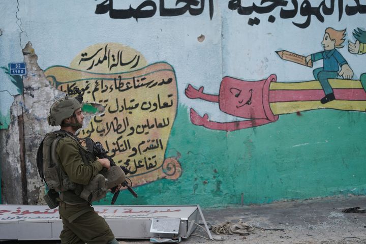 22 Νοεμβρίου 2023 Ισραηλινός στρατιώτης στη Γάζα