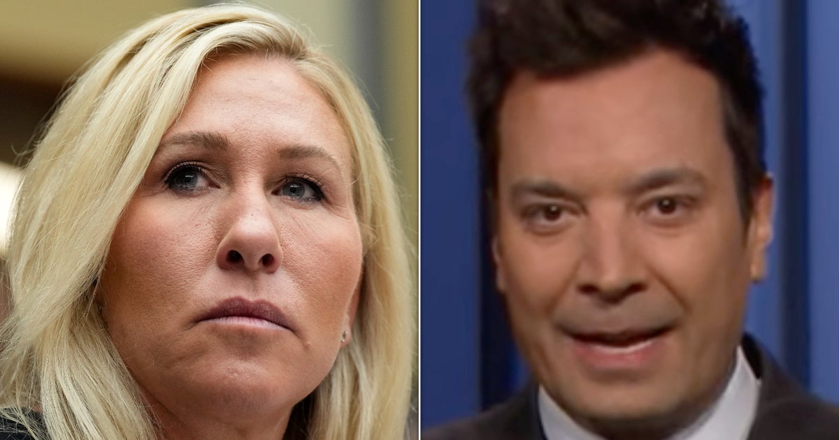 NextImg:Jimmy Fallon Gives Marjorie Taylor Greene A Withering New Title For Her Book