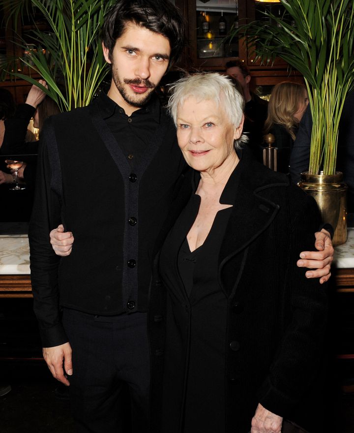 Ben Whishaw and Dame Judi Dench in 2013