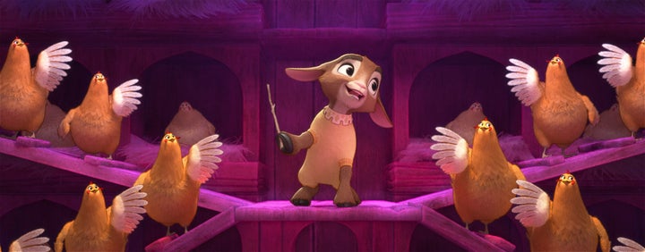 Yes, the goat sidekick is all kinds of adorable