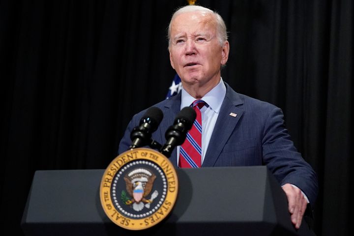 President Joe Biden speaks Friday to reporters in Nantucket, Massachusetts, about hostages freed by Hamas in the first stage of a swap under a four-day cease-fire deal with Israel.