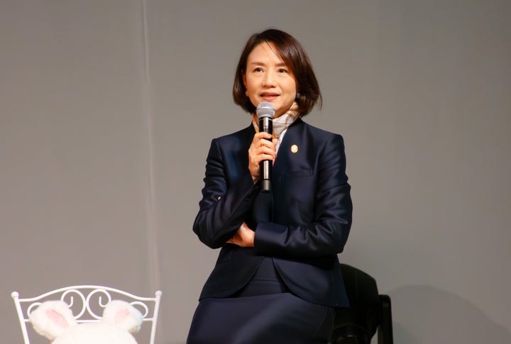 サンリオエンターテイメント代表取締役社長の小巻亜矢さん