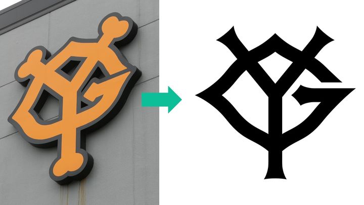 左側が旧ロゴ、右側が新しいロゴ