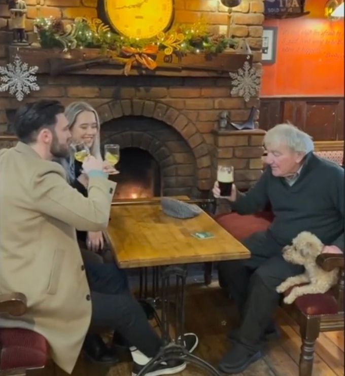 A bar in Enniskillen has gone viral for its Christmas ad