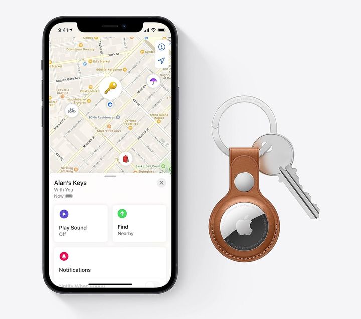 AirTags are simple and easy to set up and track with your Apple devices (the key ring holder is not included, but there are many options).