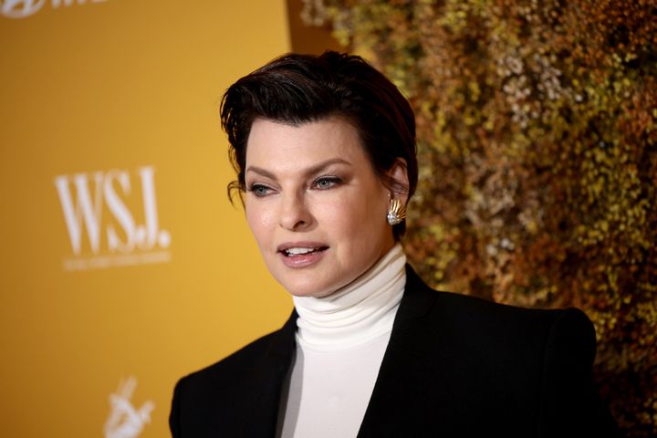 Linda Evangelista pictured in November 2023