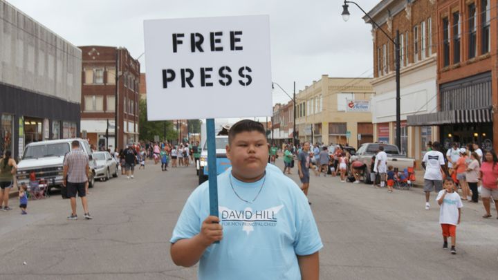 The documentary "Bad Press" chronicles the years-long fight in the Muscogee Nation to codify free press protections, which becomes a major campaign issue during the tribe's elections in 2019.