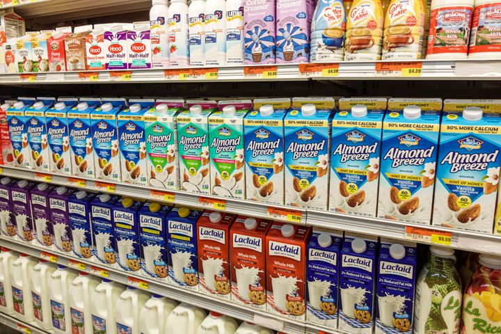 Despite being fortified with calcium and vitamin D, non-dairy options don't have as many of those nutrients as dairy milk.