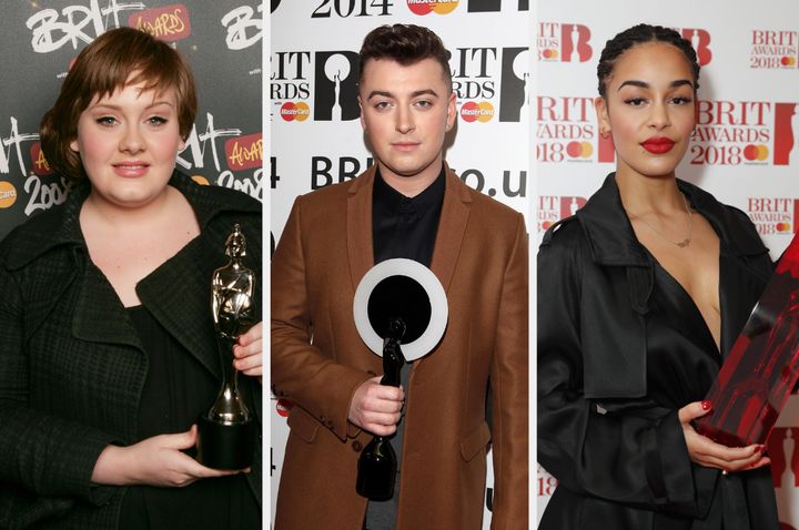 Former Rising Star winners Adele, Sam Smith and Jorja Smith