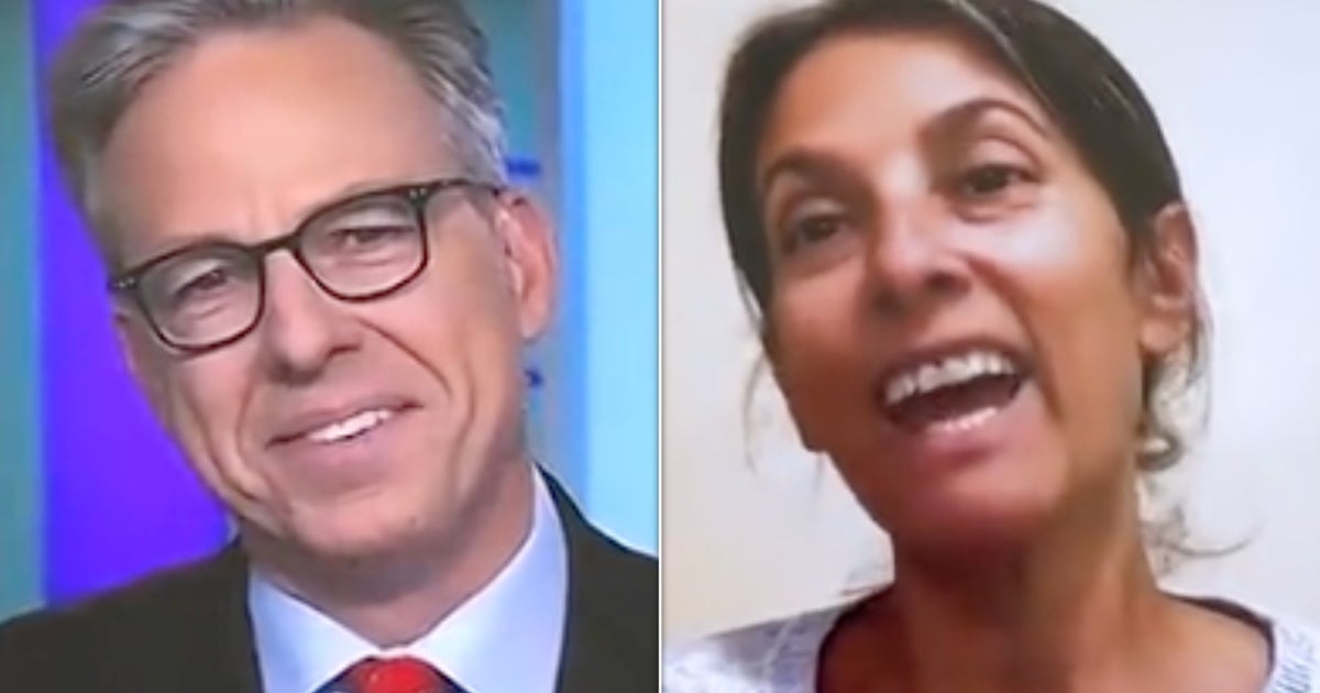 NextImg:Jake Tapper Shares Surprising Moment Of Levity With Israeli Hostage’s Mother