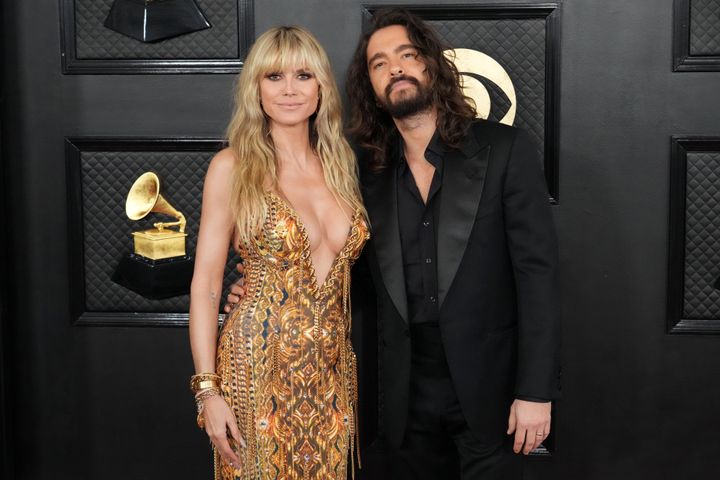 Heidi Klum and Tom Kaulitz at the 2023 Grammys