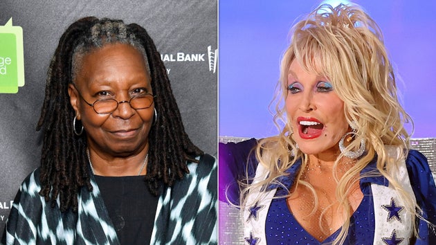 Whoopi Goldberg and Dolly Parton