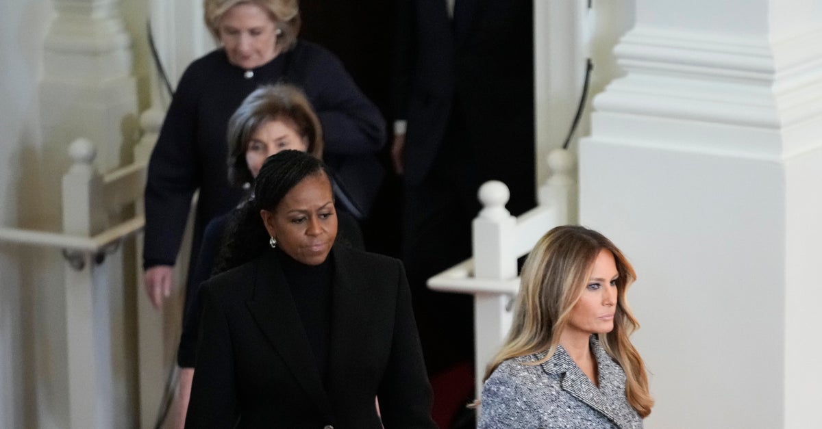 NextImg:All Living First Ladies Gather To Pay Respects To Rosalynn Carter