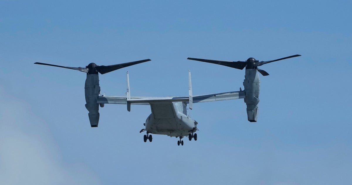 NextImg:U.S. Military Osprey Aircraft With 8 Aboard Crashes Into The Sea Off Southern Japan