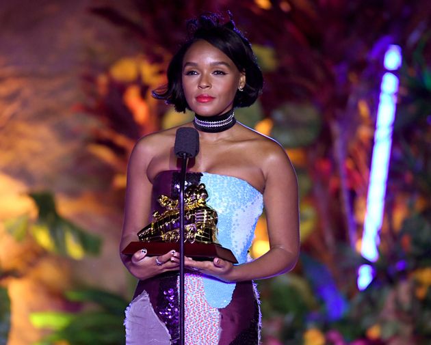 Janelle Monáe accepts the Spirit of Soul Award at the Soul Train Awards 2023 in Beverly Hills, California.