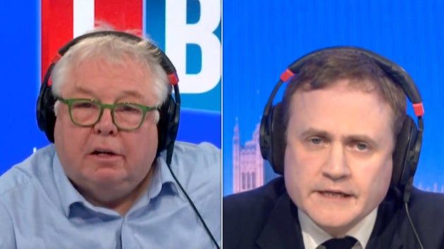 Tom Tugendhat was quizzed by Nick Ferrari on LBC