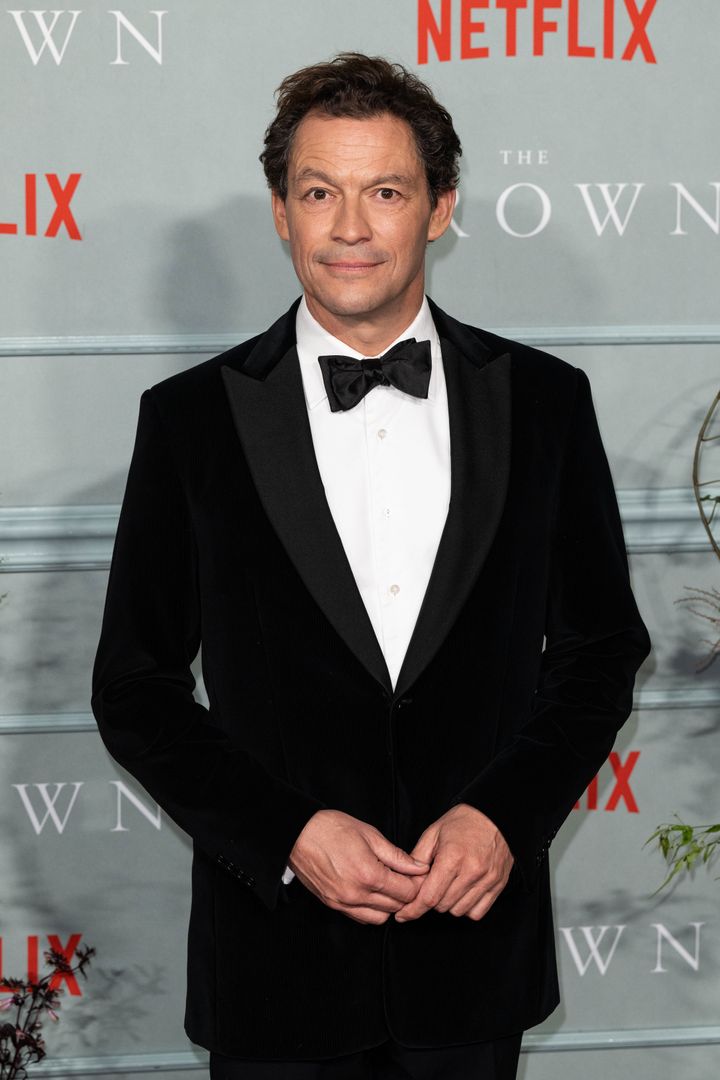 Dominic West at the premiere of The Crown