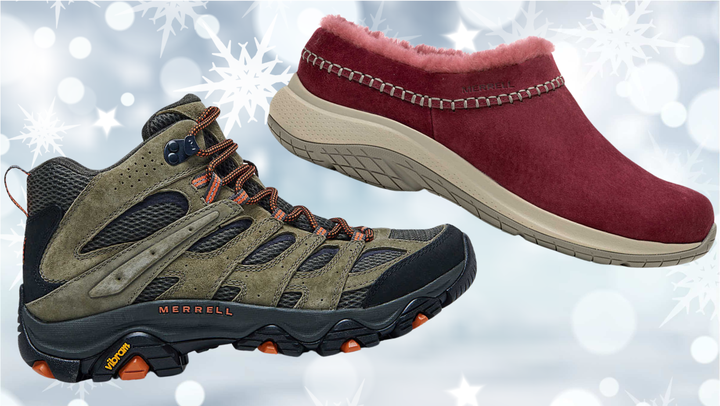 The Moab 3 hiking boot and Encore slipper