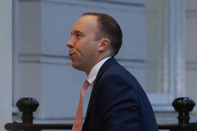 Matt Hancock arrives to give evidence for the second time at the Covid inquiry 