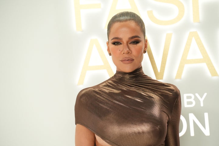 Khloe Kardashian, shown here at the 2022 CFDA Fashion Awards, wasn't backing up her sister in the therapy conversation.