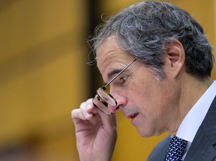 Rafael Grossi, Director General of the International Atomic Energy Agency (IAEA) attends the IAEA's Board of Governors meeting at the agency's headquarters in Vienna, Austria on November 22, 2023. (Photo by Joe Klamar / AFP) (Photo by JOE KLAMAR/AFP via Getty Images)