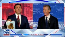 Critics Crap On DeSantis For Breaking Out A Map Full O' Feces In Newsom Debate