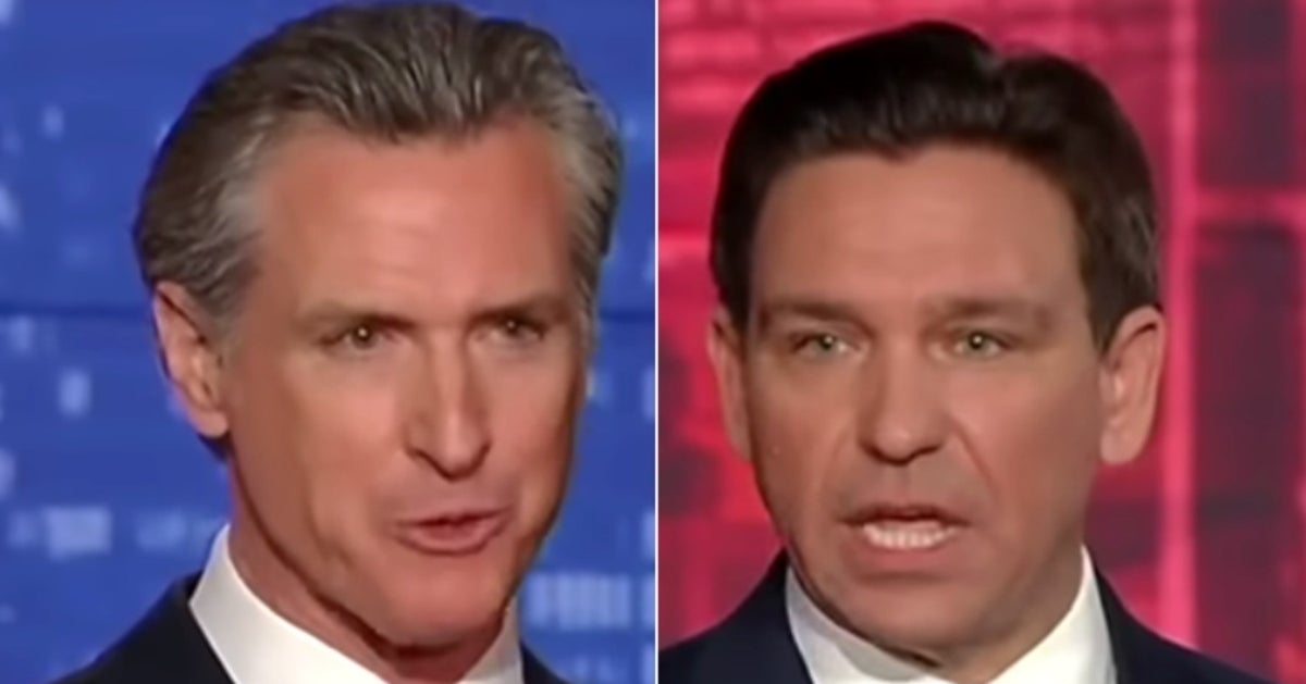 Gavin Newsom Scorches Ron DeSantis For Spotting 'Danger' In Biden's Age