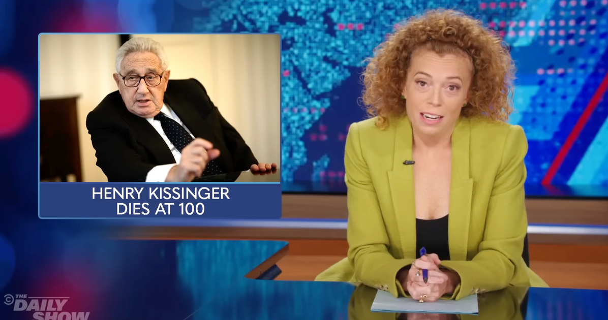 NextImg:'Daily Show' Bids Farewell To 'GOAT Of War Criminals' Henry Kissinger In Wicked Roast