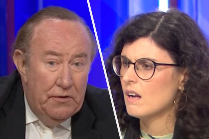 Andrew Neil and Layla Moran clashed on BBC Question Time