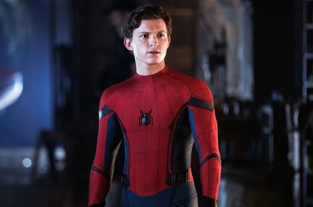 Tom Holland as Spider-Man in Far From Home