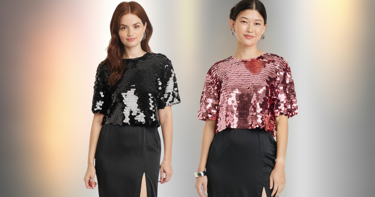 NextImg:The Party-Ready Sparkly Top That Reviewers Call 'Comfy'