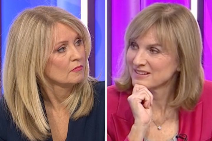 Esther McVey and Fiona Bruce clashed at BBC Question Time