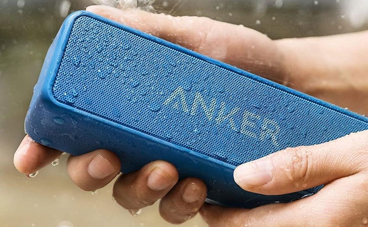 The speaker comes in four colors. Black is 25% off and the others are 18-20% off.