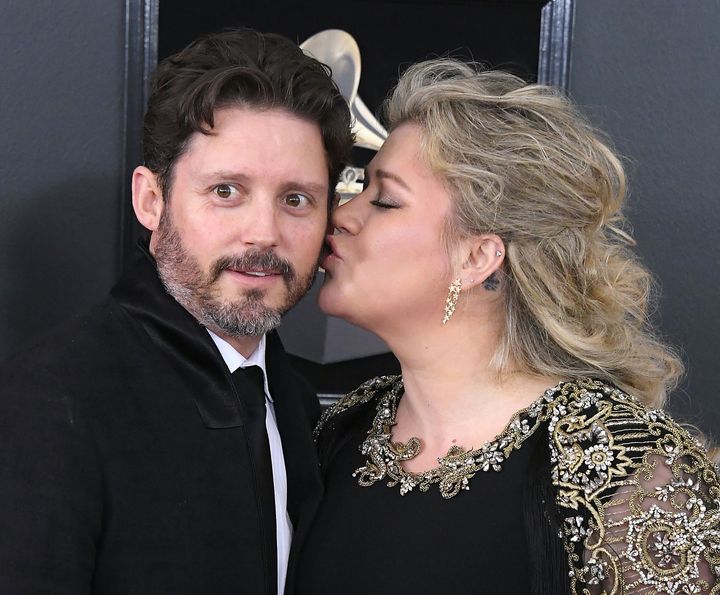 Brandon Blackstock (left) and Kelly Clarkson were married for seven years before she filed for divorce in 2020.