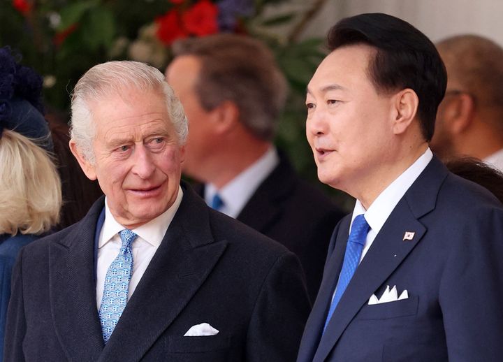 Charles meeting the South Korea president on November 21
